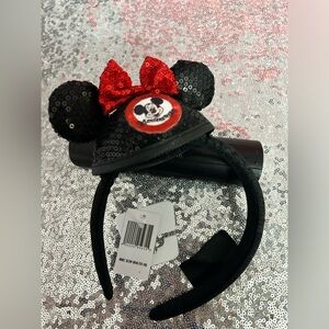 Disney Black and Red Minnie Mouse Ears Headband